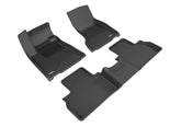 Custom Fit KAGU Floor Mat (BLACK) Compatible for MASERATI LEVANTE 2017-2018 - Full Set